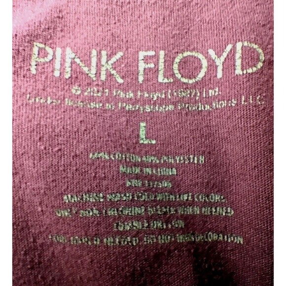 Pink Floyd the Dark Side of the Moon Graphic T-Shirt Retro Modern Vintage Size L - Picture 4 of 4